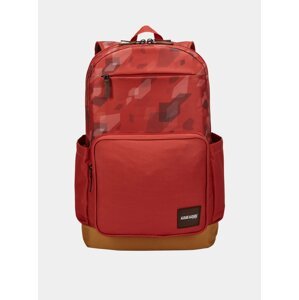 Červený vzorovaný batoh Case Logic Query 29 l