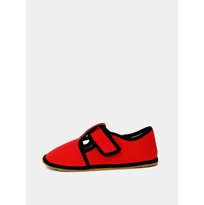 Červené dievčenské papuče 3F