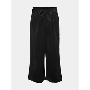 Čierne menčestrové culottes VERO MODA Londyn