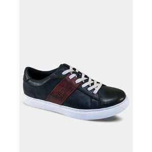 Lee Cooper modré pánske tenisky Blue/Bordeaux