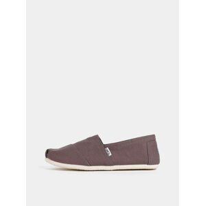 Tmavosivé pánske loafers TOMS Classic