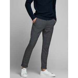 Šedé vzorované nohavice Jack & Jones Marco