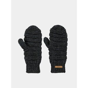 Tmavošedé dámske rukavice s prímesou vlny Barts