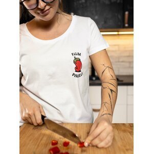 Biele dámske tričko ZOOT Original Chilli paprička