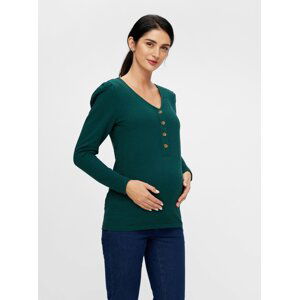 Zelené tehotenské/dojčiace tričko Mama.licious