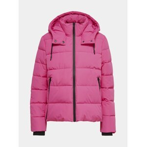 Ružová zimná prešívaná bunda ONLY