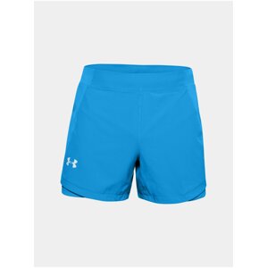 Kraťasy Under Armour UA QUALIFIER SPEEDPOCKET 5'' SHORT - modrá