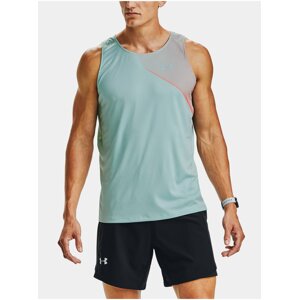 Tielko Under Armour M Qlifier ISO-CHILL Singlet - svetlomodrá