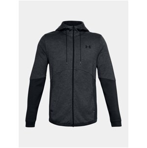 Mikina Under Armour DOUBLE KNIT FZ HOODIE -tmavě šedá