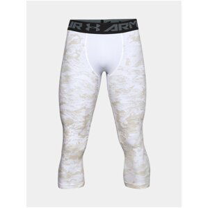 Legíny Under Armour UA HG 3/4 Print Leggings - bílá