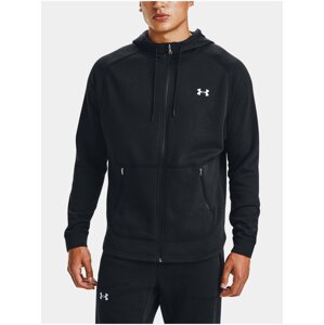 Mikina Under Armour Charged Cotton FLC FZ HD - Čierná