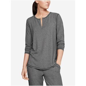 Tričko Under Armour Recovery Sleepwear Longsleeve - Čierná