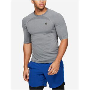 Kompresní tričko Under Armour Rush HG Seamless Comp SS - šedá