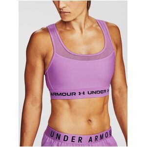 Podprsenka Under Armour Armour Mid Crossback MF Bra - svetlofialová