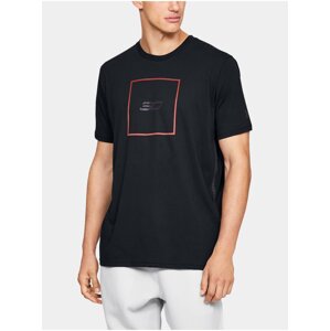 Tričko Under Armour SC30 BOX LOGO TEE - Čierná