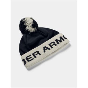 Čiapka Under Armour Boy's Gametime Pom Beanie - Čierná