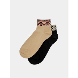 Ponožky pre ženy TALLY WEiJL - čierna, hnedá