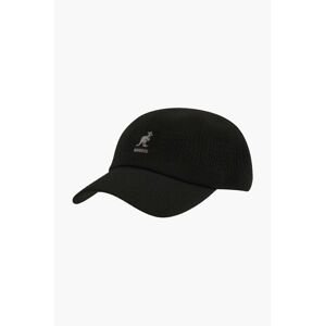 Šiltovka Kangol Tropic 1456BC.BLACK-BLACK, čierna farba, s nášivkou