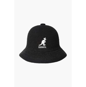 Klobúk Kangol Big Logo Casual K3407.BLACK-BLACK, čierna farba