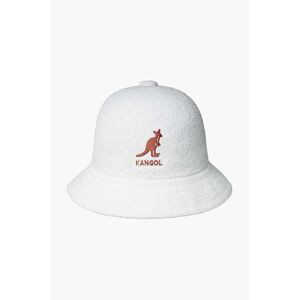 Klobúk Kangol Big Logo Casual K3407.WHITE-WHITE, biela farba, K3407 WHITE