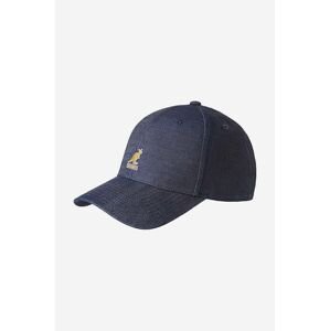 Šiltovka Kangol Denim Baseball K4093SP.INDIGO-INDIGO, tmavomodrá farba, s nášivkou