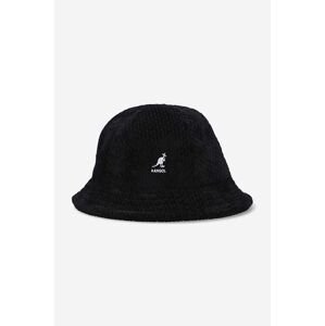 Klobúk Kangol Velour Slub Casual K5319.BLACK-BLACK, čierna farba