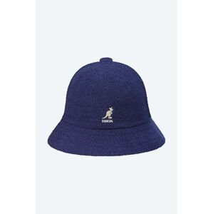 Klobúk Kangol Bermuda Casual 0397BC.NAVY-NAVY, tmavomodrá farba