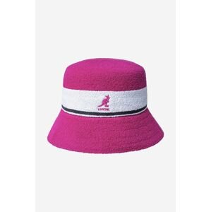 Klobúk Kangol Bermuda Bucket K3326ST.PINK-ELCTRC.PNK, ružová farba