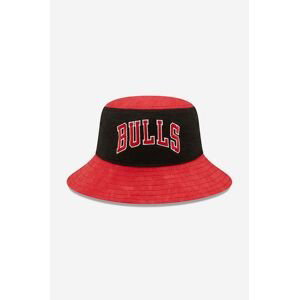 Bavlnený klobúk New Era Washed Tapered Bulls 60240491-red, červená farba, bavlnený