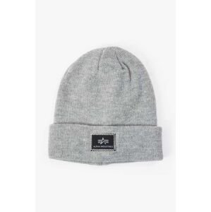 Čiapka Alpha Industries X-Fit Beanie 168905.17-grey, šedá farba