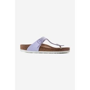 Žabky Birkenstock Gizeh BFBC Earthy 1022596-Purple, dámske, fialová farba, na plochom podpätku