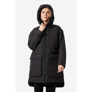 Bunda parka Helly Hansen W Maud Parka 53621-990, dámska, čierna farba, zimná