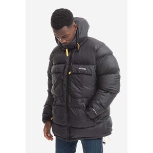 Bunda Columbia Ballistic Ridge Oversized Puffer pánska, čierna farba, zimná, oversize