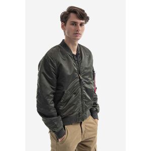 Bunda Alpha Industries MA-1 VF 59 Battlewash 191118BW.621-green, pánska, zelená farba, prechodná