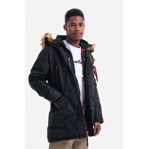 Bunda Alpha Industries 133148.541-black, čierna farba, zimná, PPS N3B 133148 541