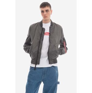 Bunda Alpha Industries Battlewash MA-1 VF LW 106110 89 pánska, čierna farba, prechodná