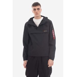 Bunda Alpha Industries Performance Anorak 106101.03-black, pánska, čierna farba, prechodná, 106101 03