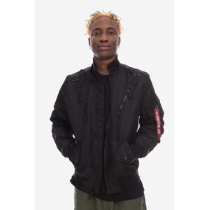 Bunda Alpha Industries 156109.404-black, pánsky, čierna farba, prechodná