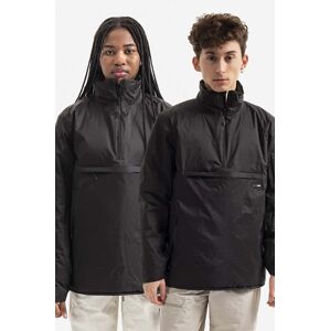 Bunda Rains Padded Nylon Anorak 15490.BLACK-BLACK, čierna farba, prechodná