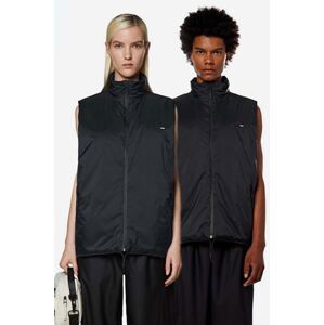 Vesta Rains Oadded Nylon Vest 15460.BLACK-BLACK, čierna farba, prechodná