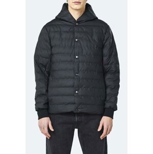 Bunda Rains Trekker Hooded Jacket 1530.BLACK-BLACK, čierna farba, prechodná