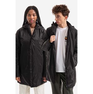 Bunda Rains Padded Nylon Coat 15480.BLACK-BLACK, čierna farba, prechodná, oversize