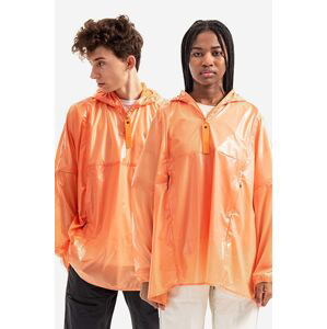 Nepremokavá bunda Rains Ultralight Anorak 18760.ORANGE-ORANGE, oranžová farba, prechodná, oversize