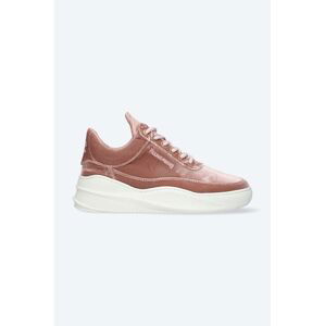 Tenisky Filling Pieces Low Top Sky Velvet hnedá farba,, 51427611888