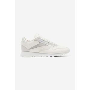 Kožené tenisky Reebok Classic Classic Leather GX6201-white, biela farba,