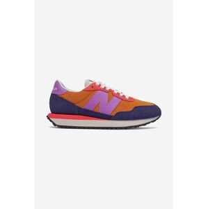 Tenisky New Balance WS237WT1-WT1, fialová farba