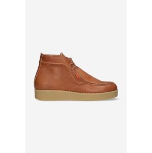 Kožené topánky Levi's D7352.0002-brown, pánske, hnedá farba,
