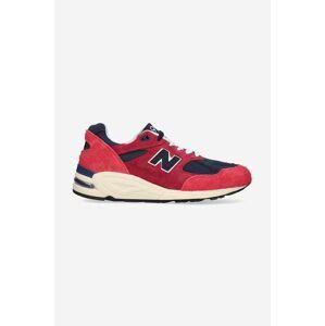 Tenisky New Balance M990AD2-AD2, červená farba