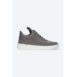 Semišové tenisky Filling Pieces Low Top Ripple Nubuck šedá farba, 25122842002