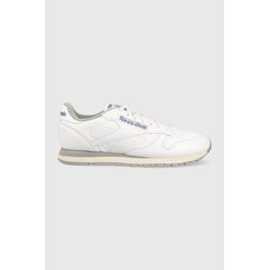 Kožené tenisky Reebok Classic M42845-white, biela farba